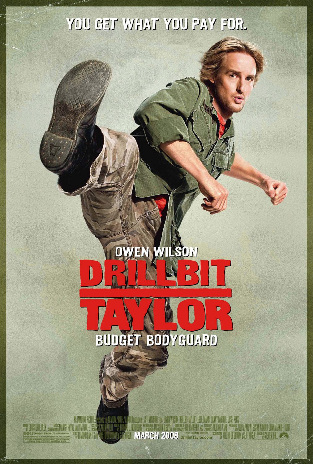 Extra Large Movie Poster Image for Drillbit Taylor (#1 of 2)