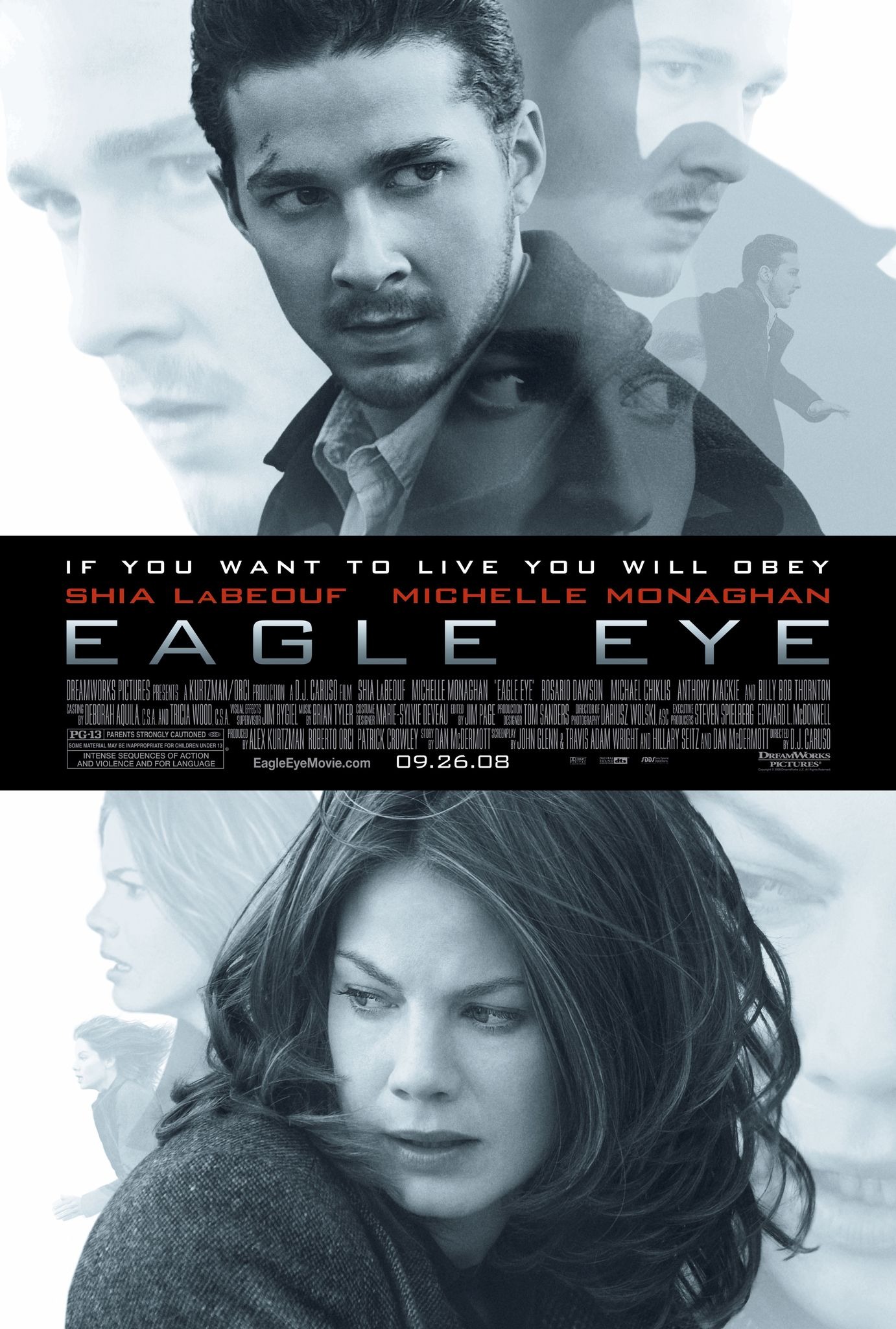 Mega Sized Movie Poster Image for Eagle Eye (#1 of 3)