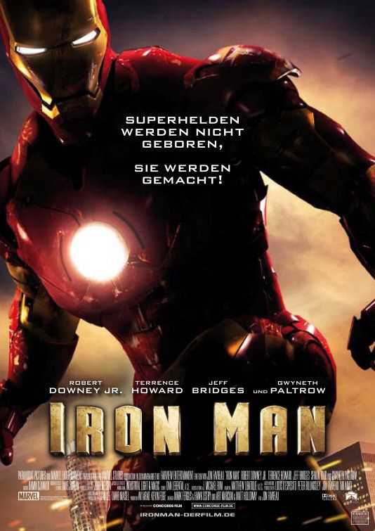 Iron Man Movie Poster Iron Man Movie Poster