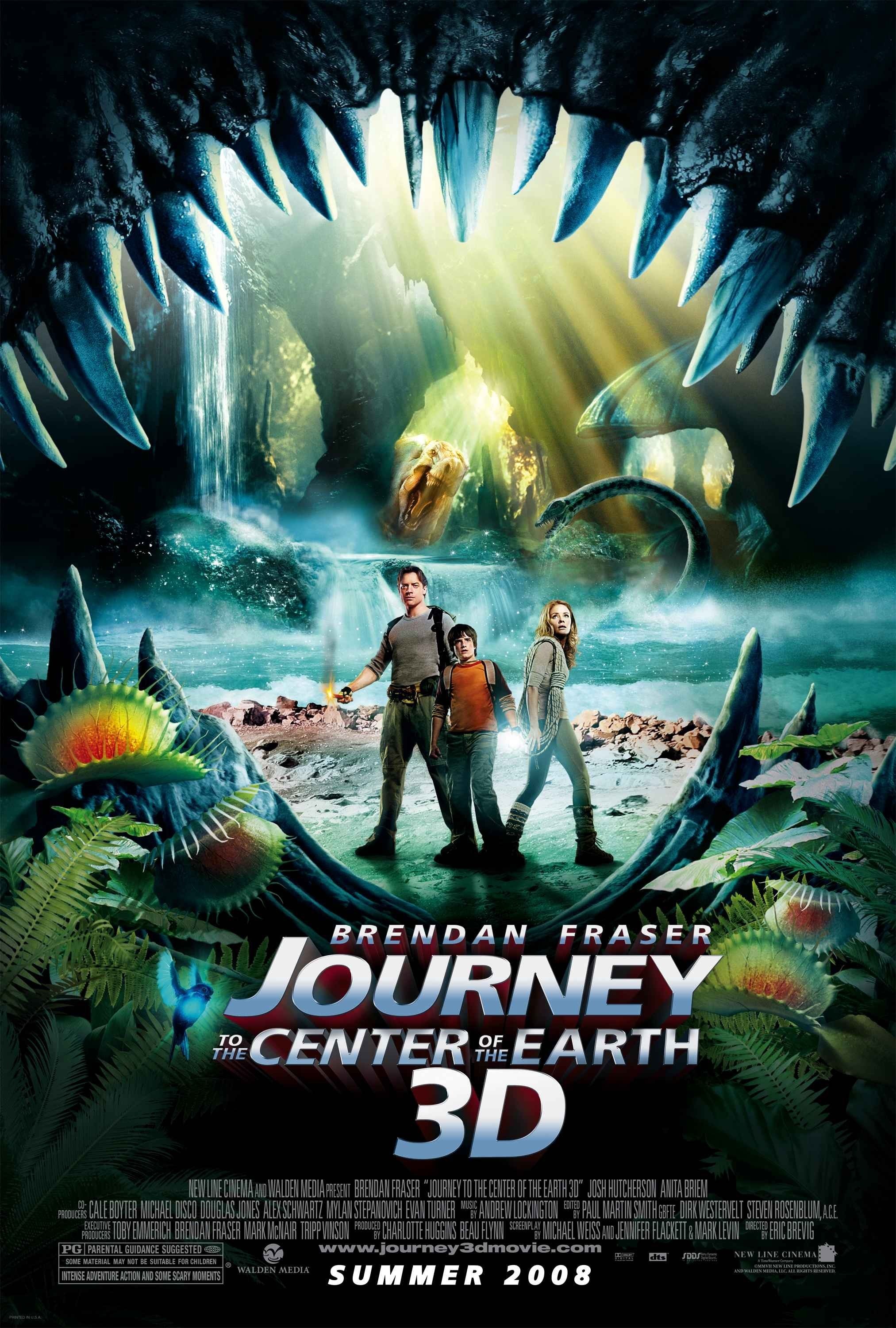 Mega Sized Movie Poster Image for Journey to the Center of the Earth 3D (#1 of 6)