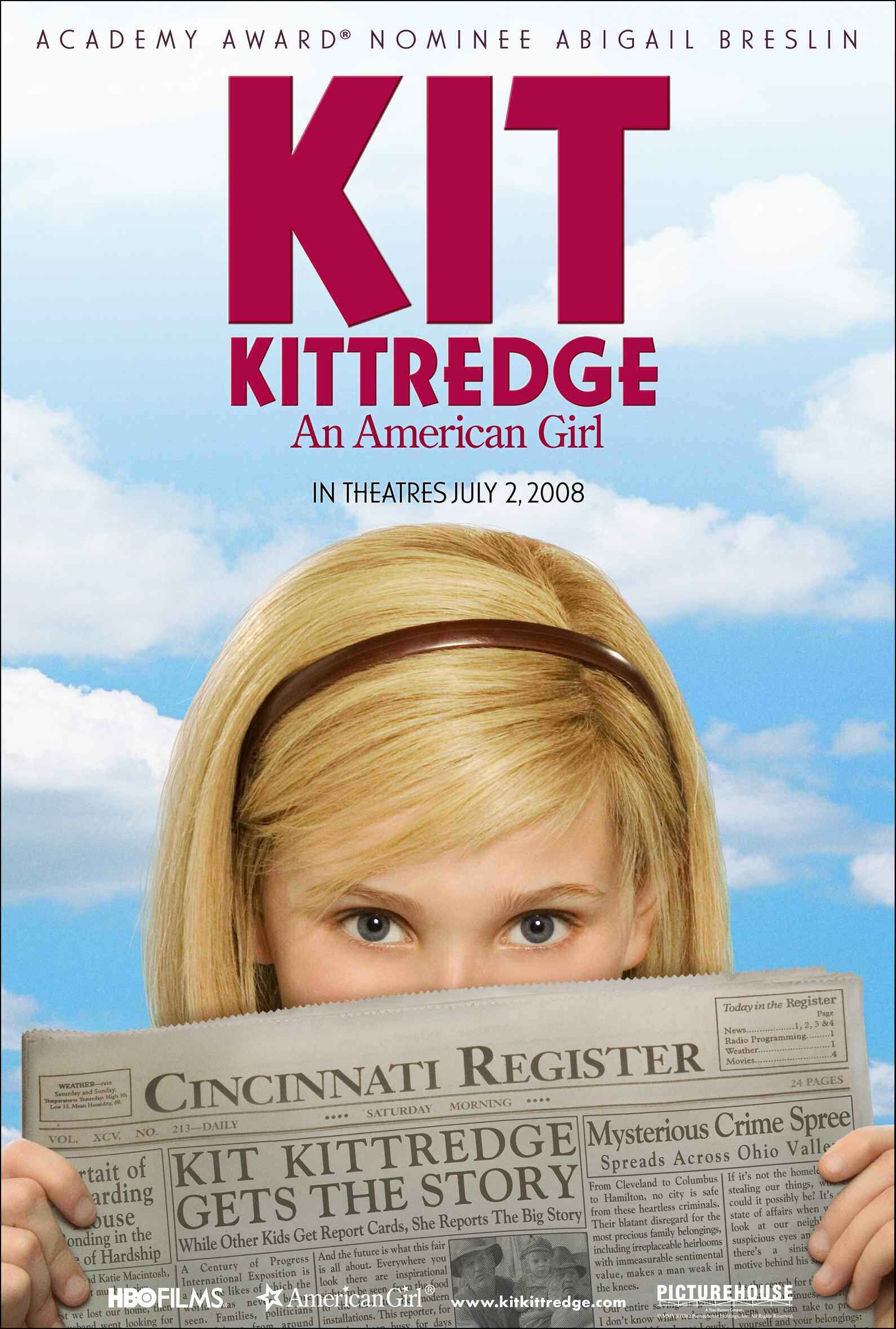 Mega Sized Movie Poster Image for Kit Kittredge: An American Girl (#1 of 7)