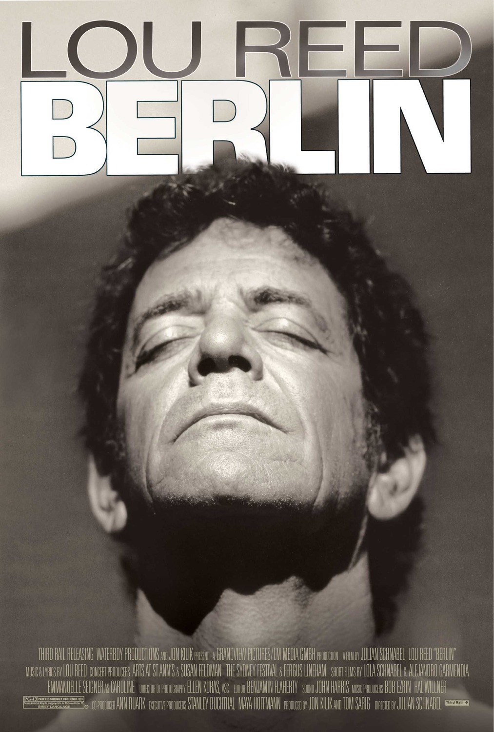 Extra Large Movie Poster Image for Lou Reed's Berlin (#2 of 3)