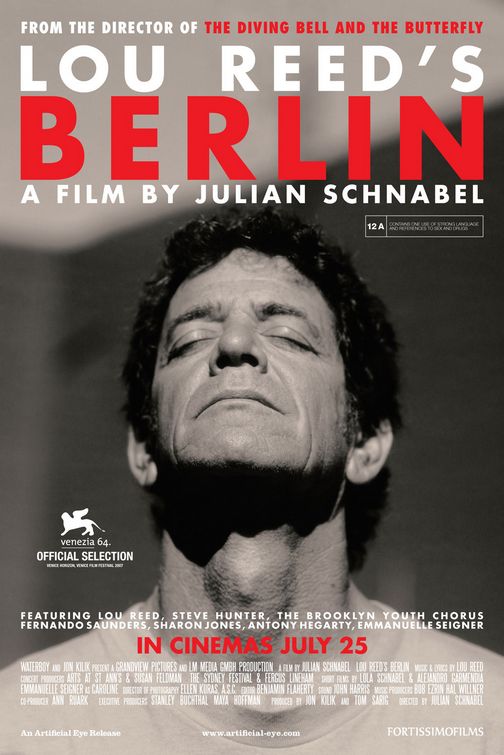 Lou Reed's Berlin Movie Poster
