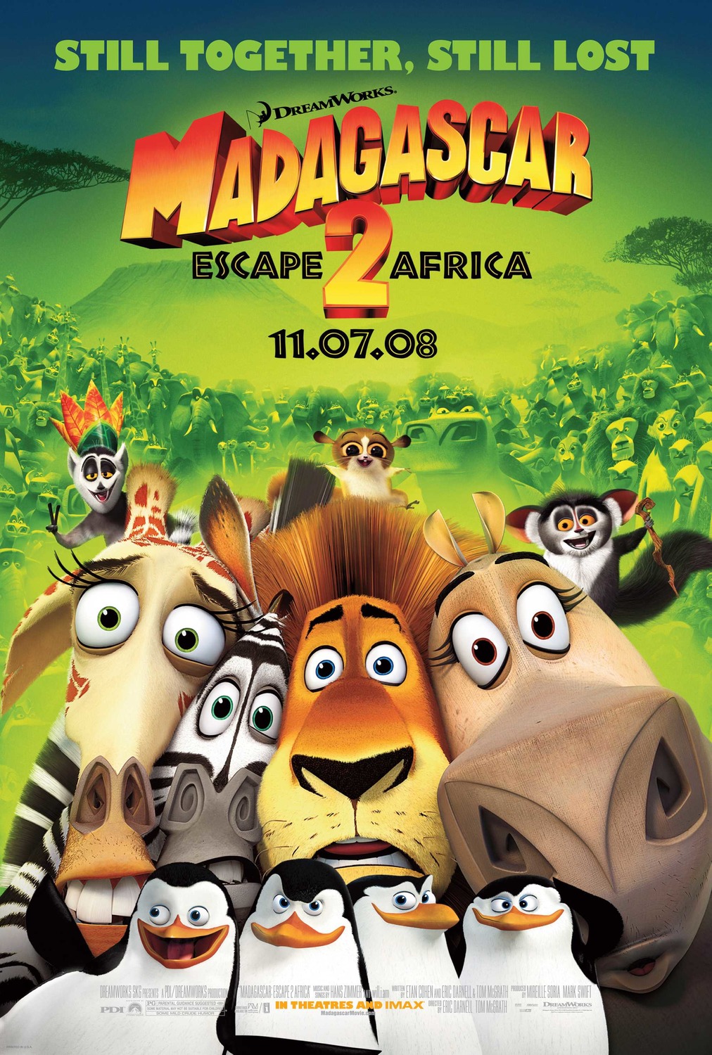 Extra Large Movie Poster Image for Madagascar: Escape 2 Africa (#3 of 3)