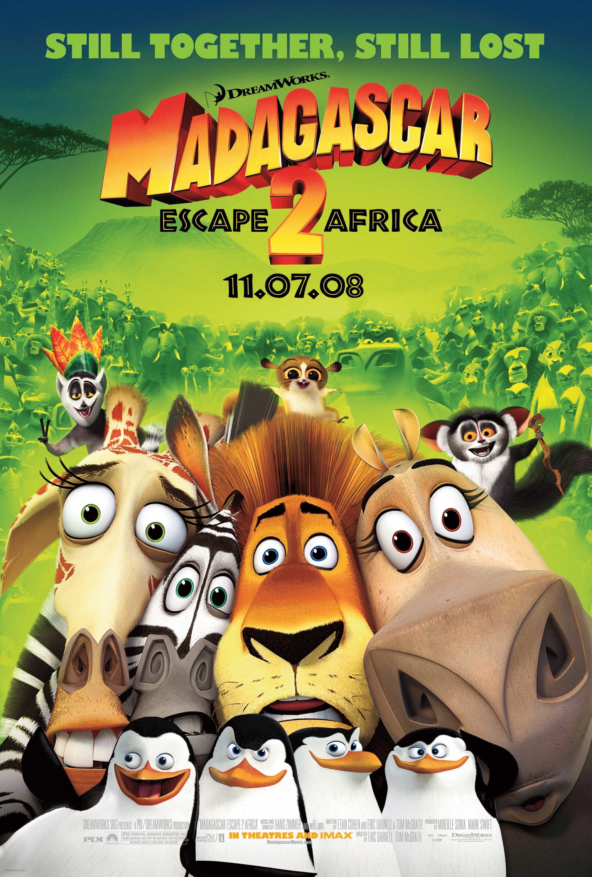Mega Sized Movie Poster Image for Madagascar: Escape 2 Africa (#3 of 3)