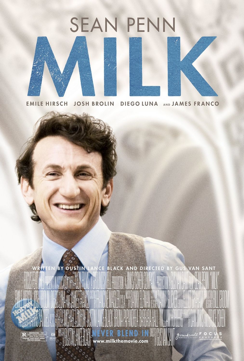 Extra Large Movie Poster Image for Milk (#1 of 3)