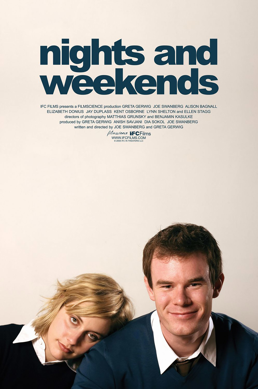 Extra Large Movie Poster Image for Nights and Weekends 