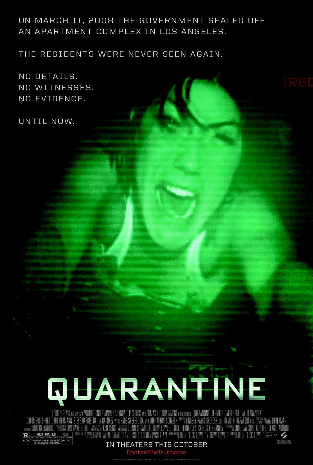 Extra Large Movie Poster Image for Quarantine (#1 of 2)