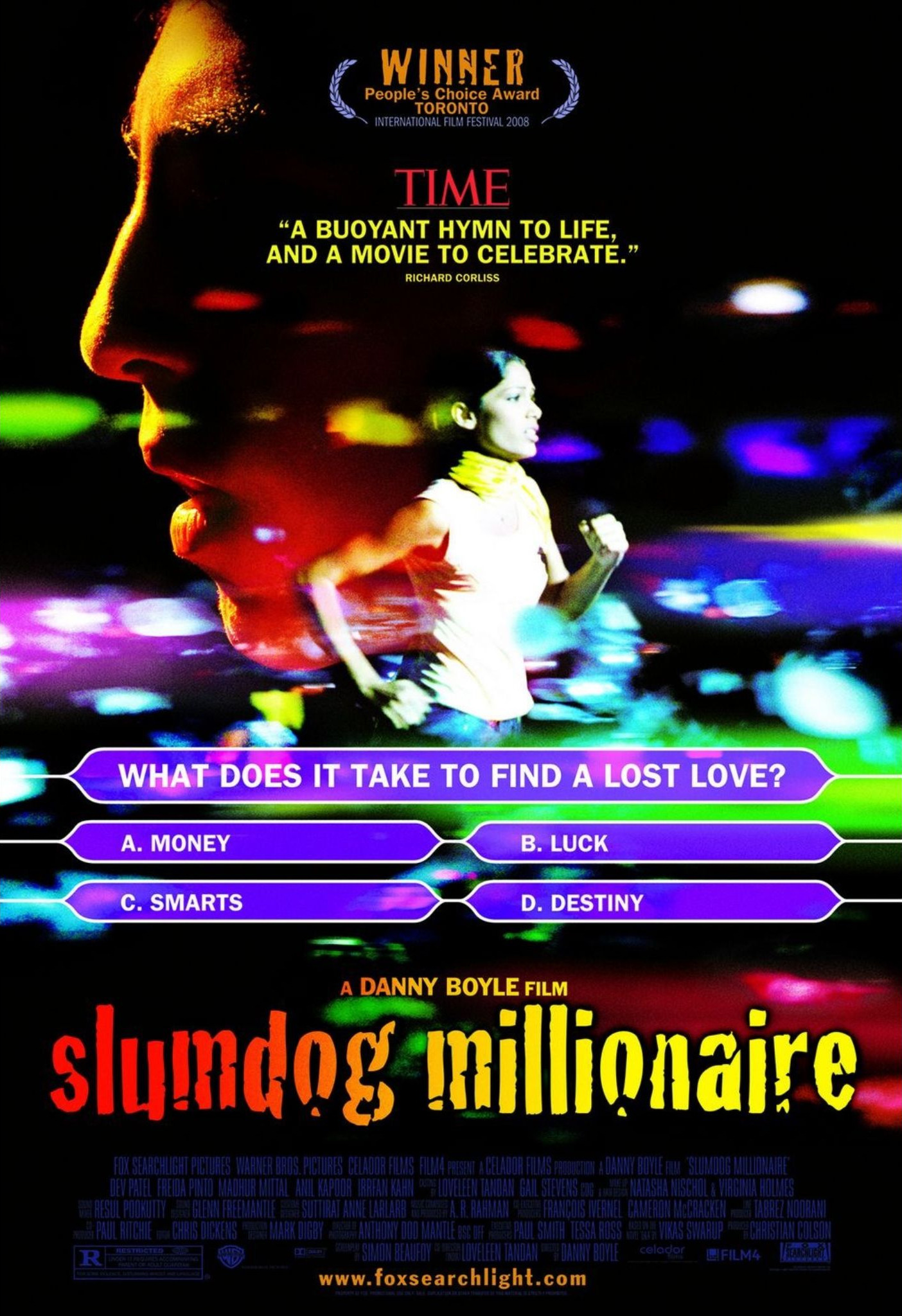 Mega Sized Movie Poster Image for Slumdog Millionaire (#1 of 9)