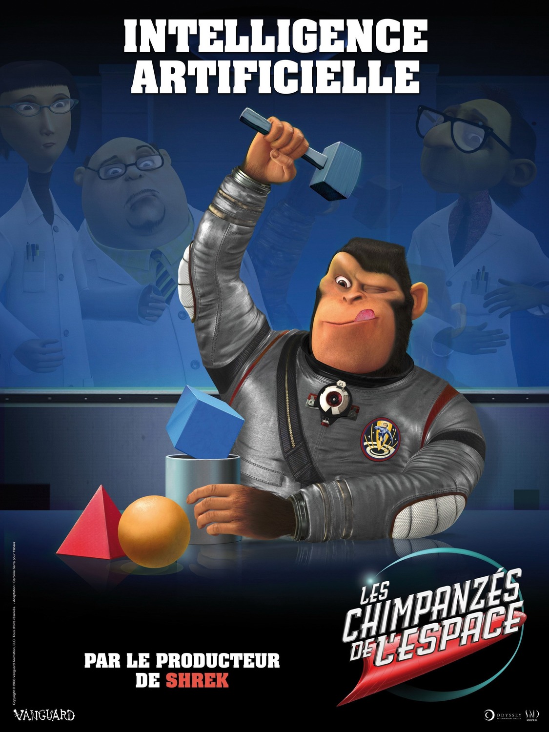 Extra Large Movie Poster Image for Space Chimps (#6 of 10)