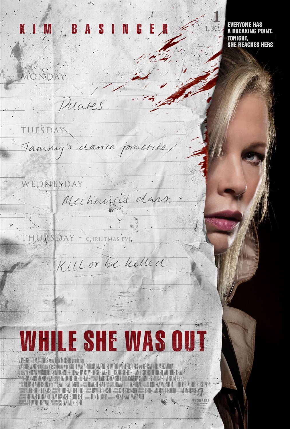 Extra Large Movie Poster Image for While She Was Out 