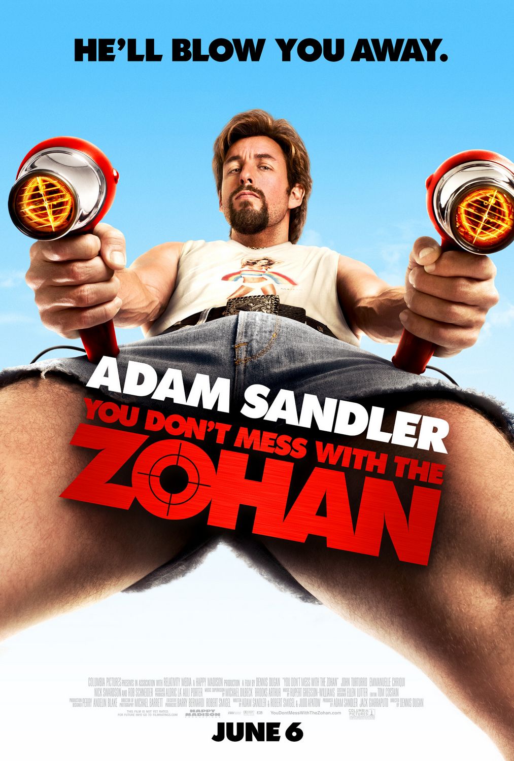 Extra Large Movie Poster Image for You Don't Mess with the Zohan (#4 of 4)