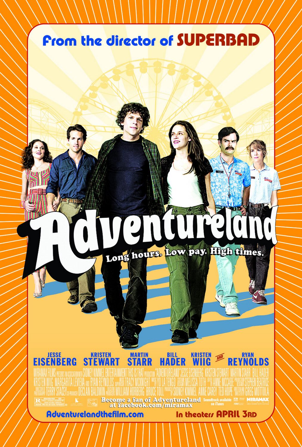 Extra Large Movie Poster Image for Adventureland (#2 of 3)