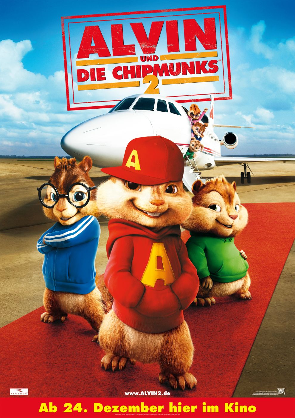 Extra Large Movie Poster Image for Alvin and the Chipmunks: The Squeakquel (#2 of 14)