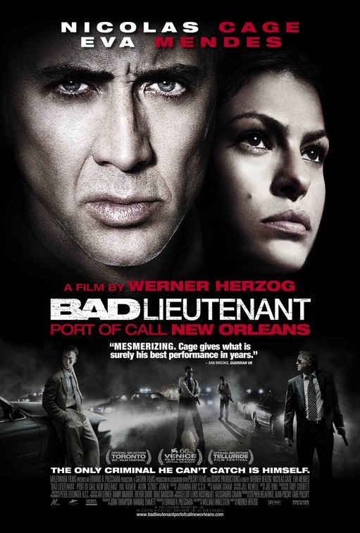 Bad Lieutenant: Port of Call New Orleans Movie Poster