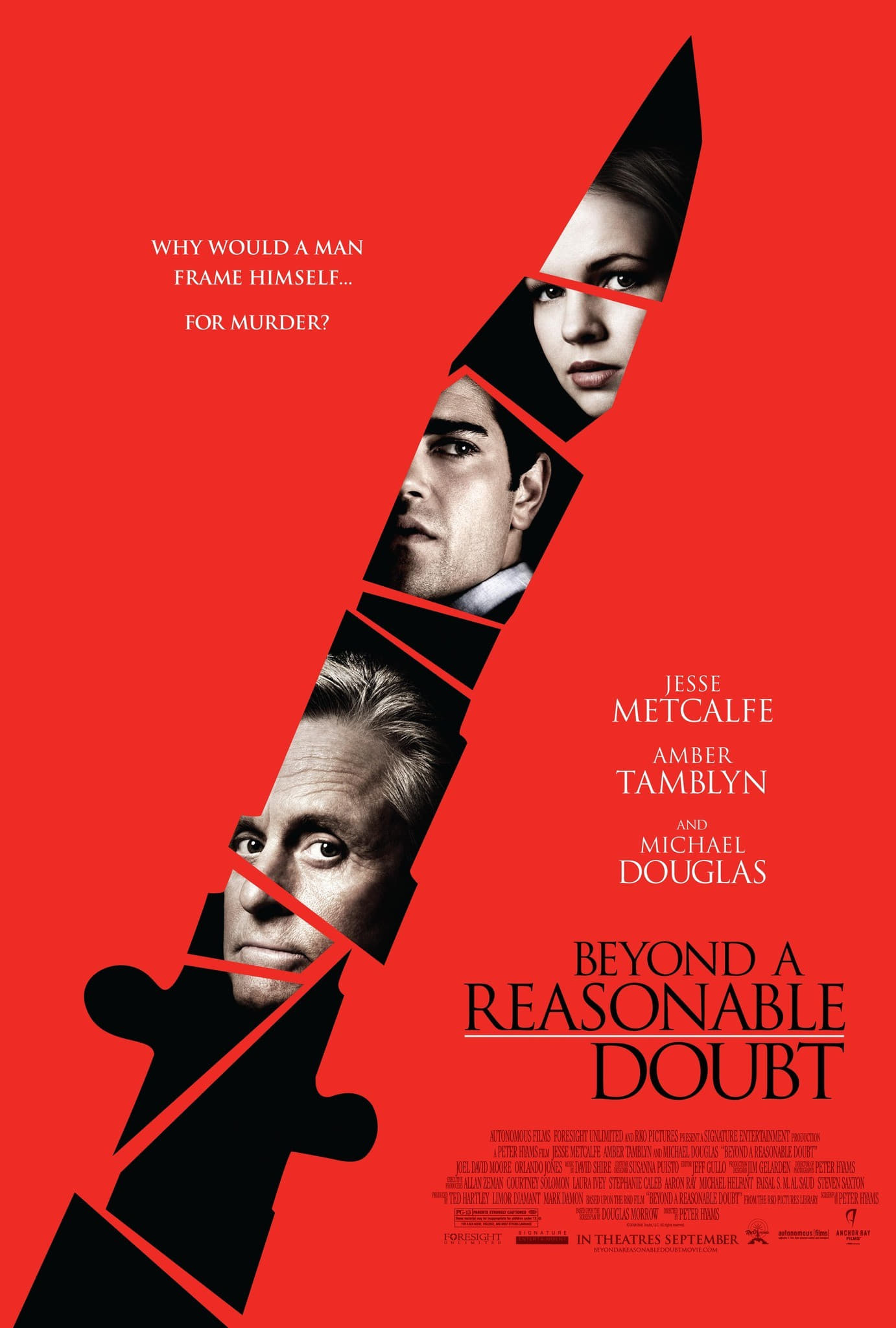 Mega Sized Movie Poster Image for Beyond a Reasonable Doubt (#1 of 3)
