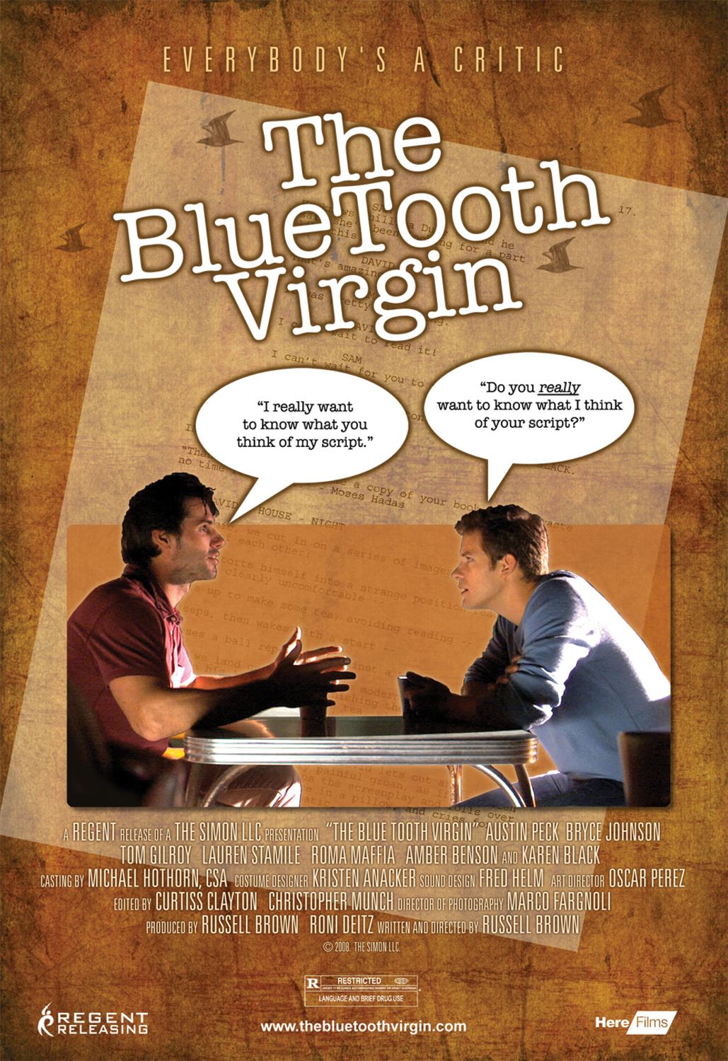 Extra Large Movie Poster Image for The Blue Tooth Virgin 
