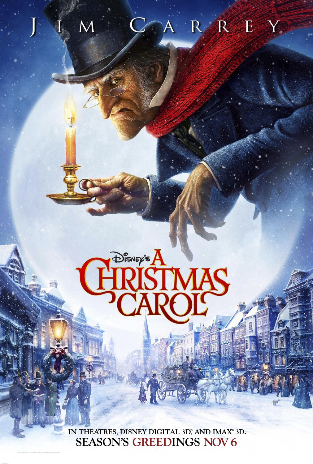 A Christmas Carol Movie Poster 1 Of 5 Imp Awards