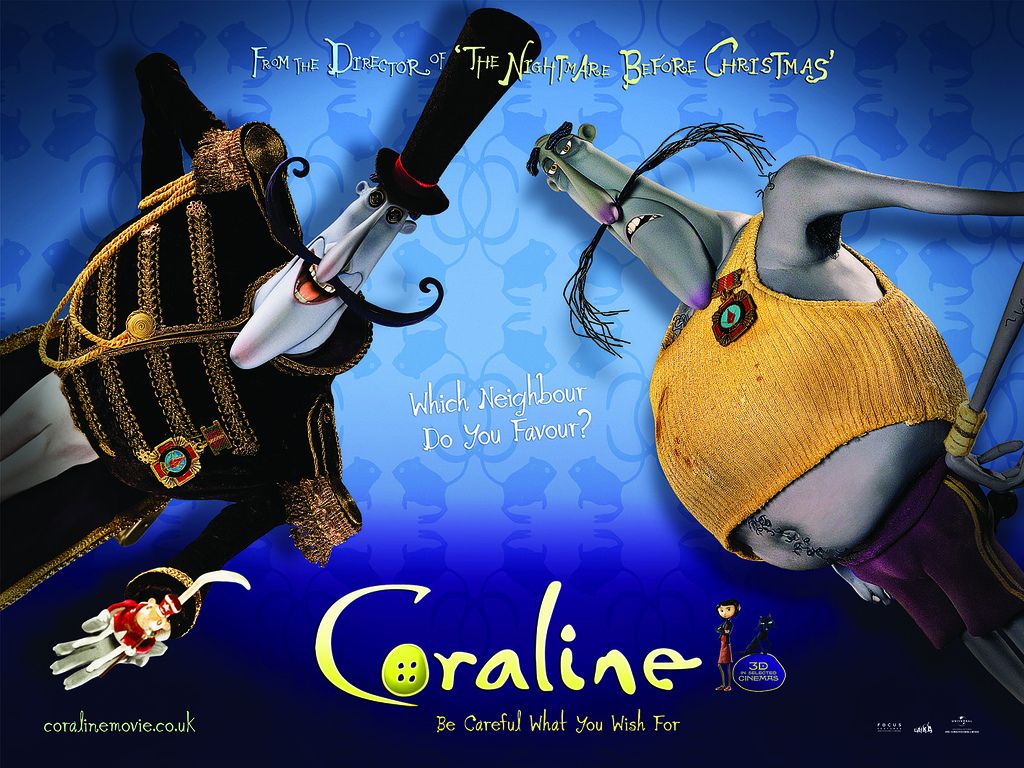 Coraline Movie Poster 33 Of 35 Imp Awards