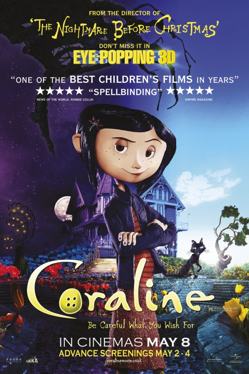 Coraline Movie Poster 35 Of 35 Imp Awards