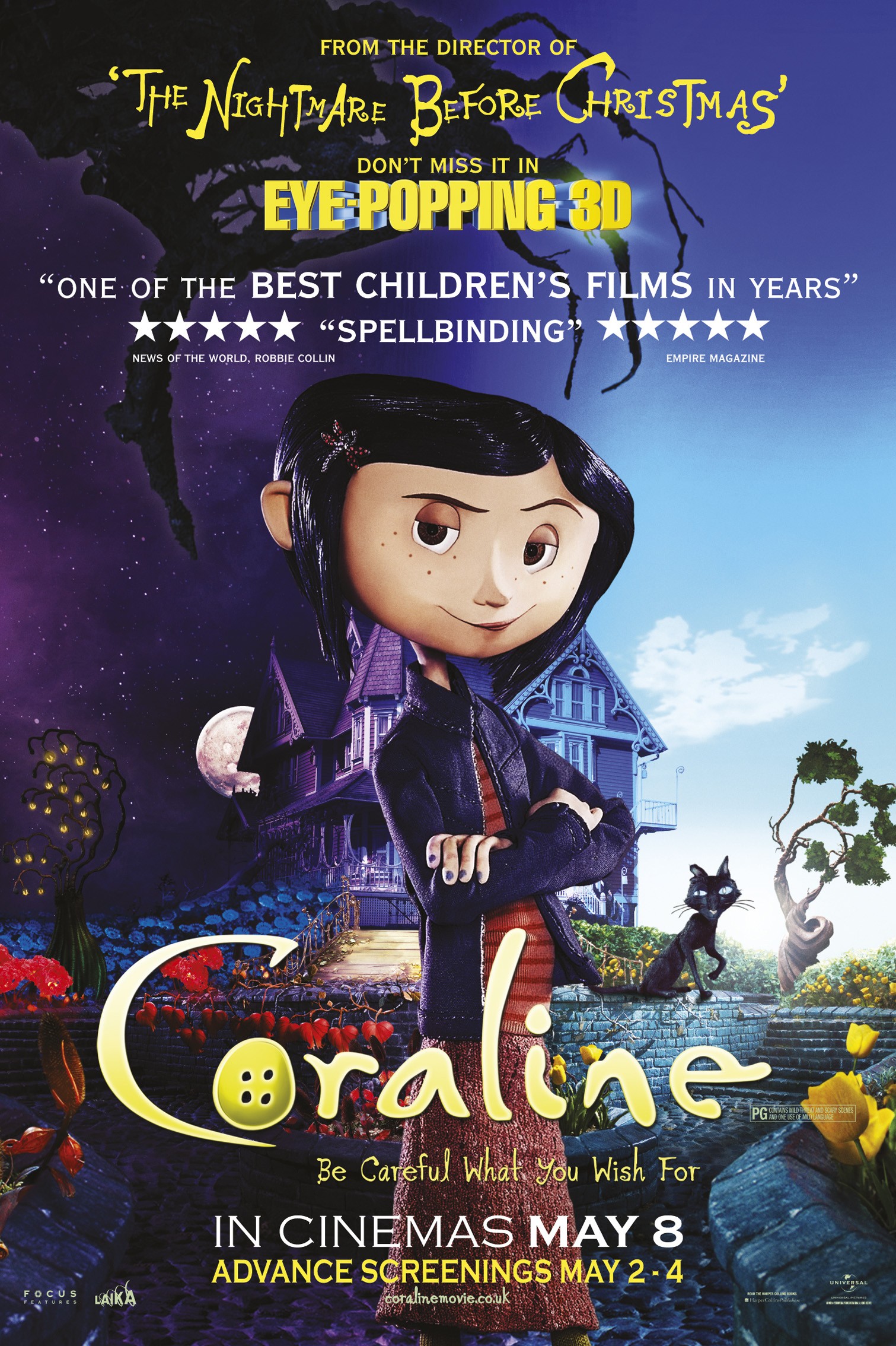 Mega Sized Movie Poster Image for Coraline (#35 of 35)
