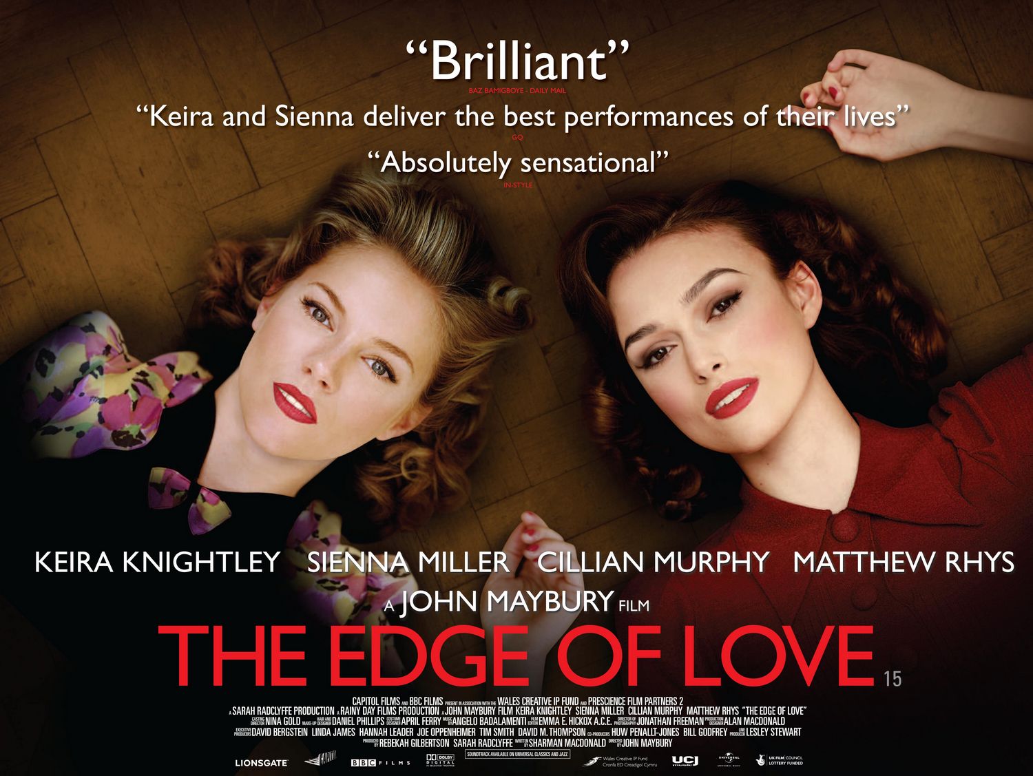 Extra Large Movie Poster Image for The Edge of Love (#1 of 4)