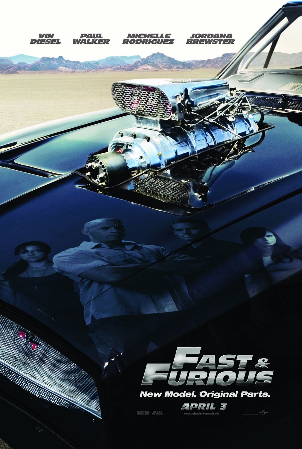 Extra Large Movie Poster Image for Fast & Furious (#1 of 7)