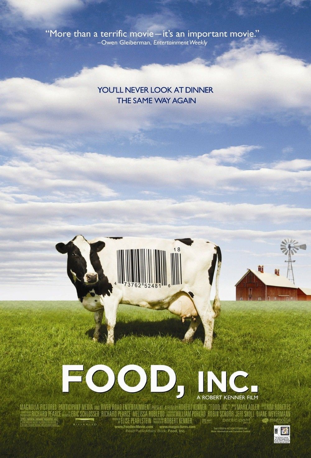 Extra Large Movie Poster Image for Food, Inc. 
