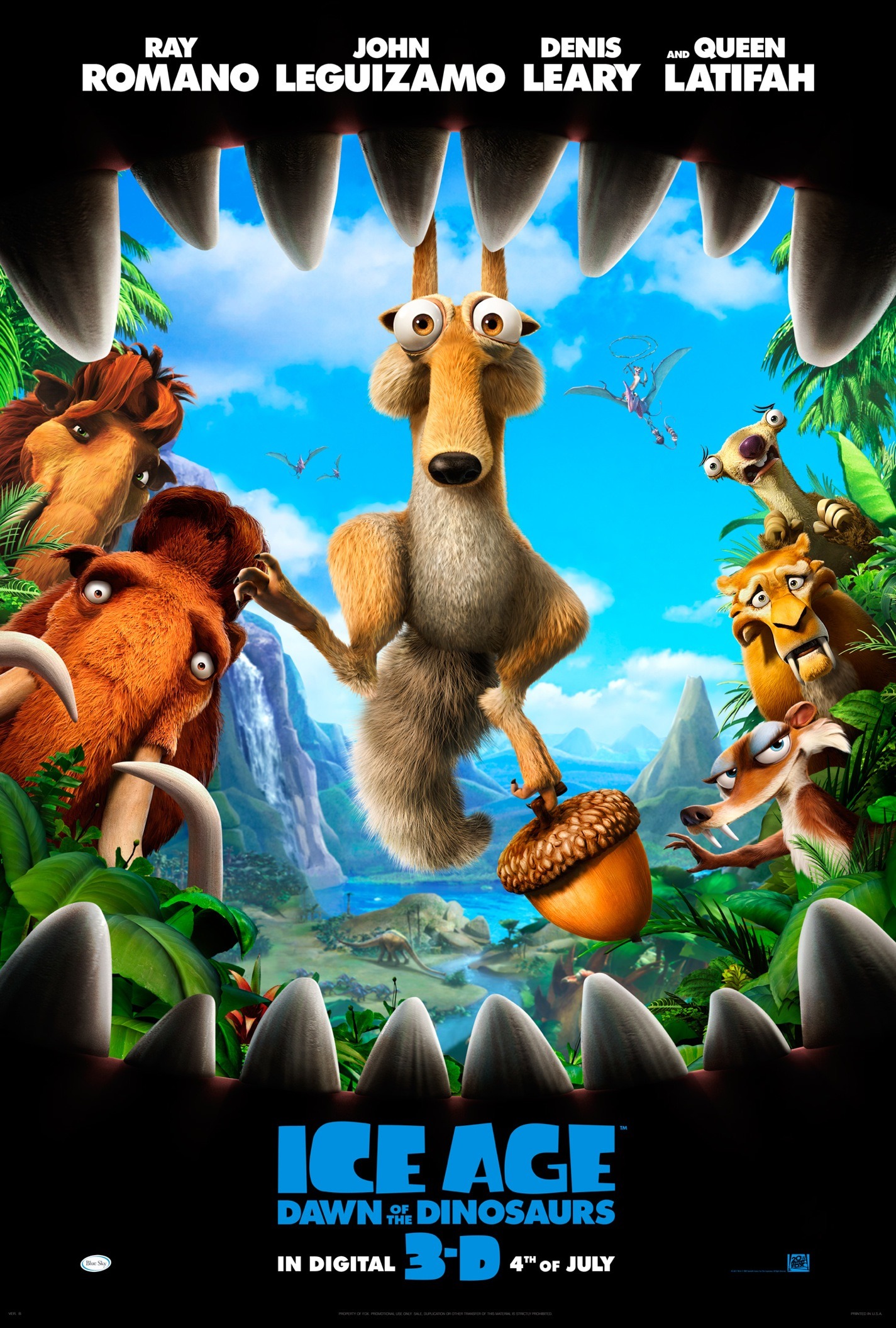 Mega Sized Movie Poster Image for Ice Age: Dawn of the Dinosaurs (#2 of 9)