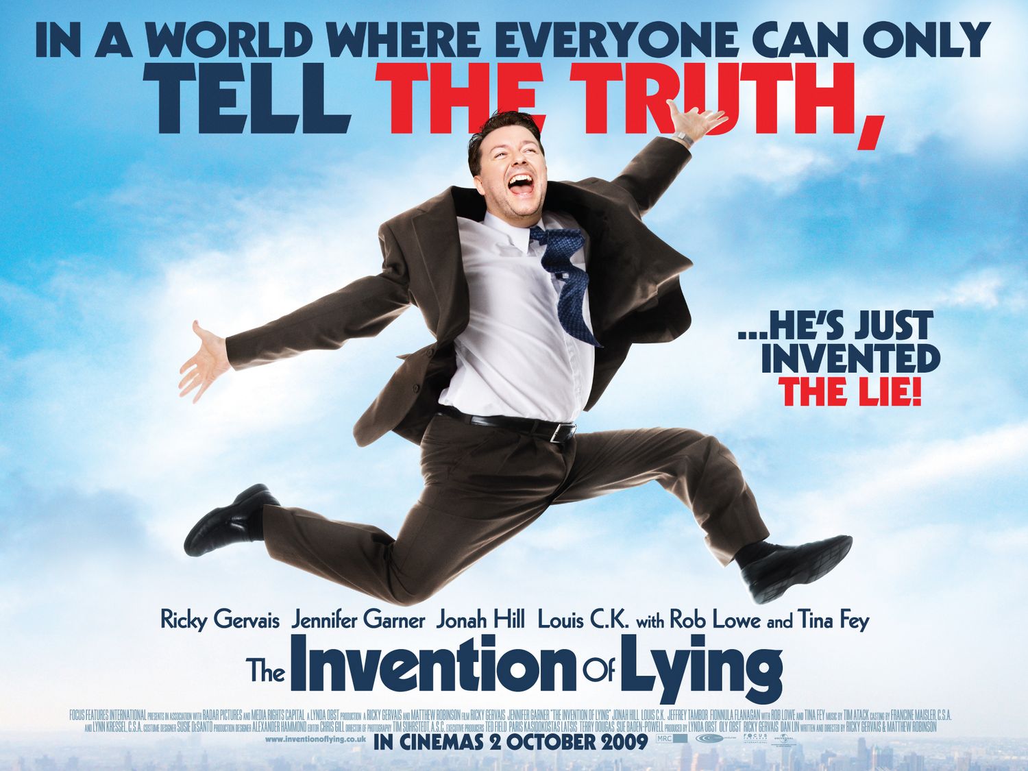 Extra Large Movie Poster Image for The Invention of Lying (#1 of 2)