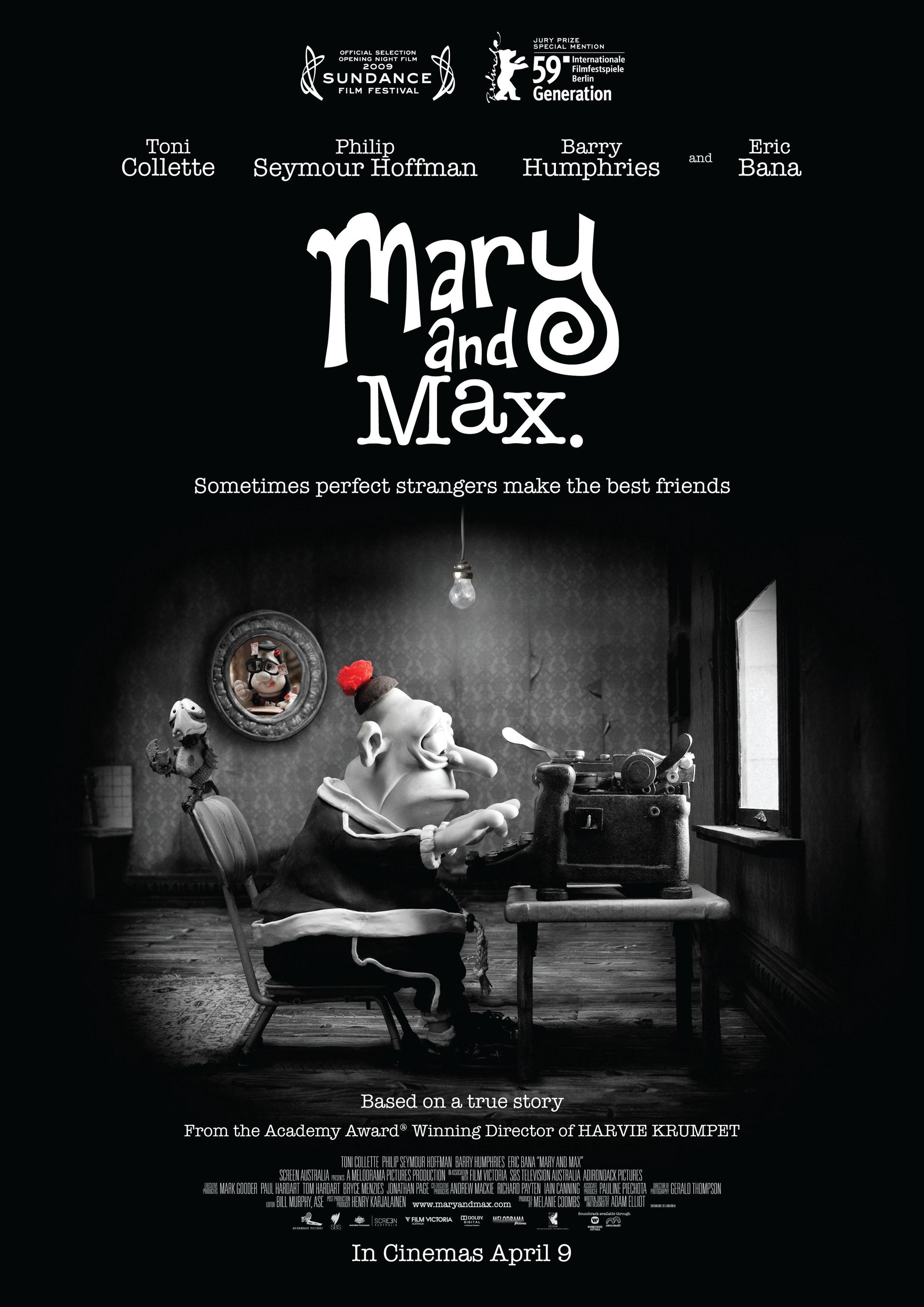 Mega Sized Movie Poster Image for Mary and Max (#1 of 3)