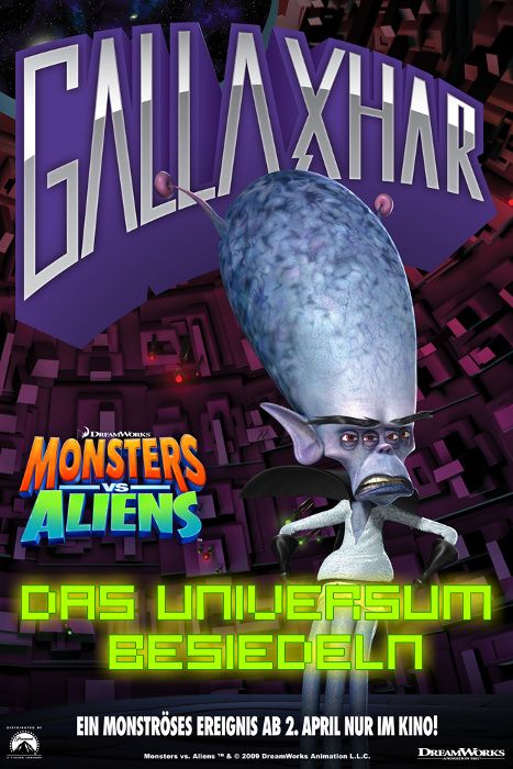 Monsters vs Aliens 2009 Acrylic Print by Geek N Rock - Fine Art