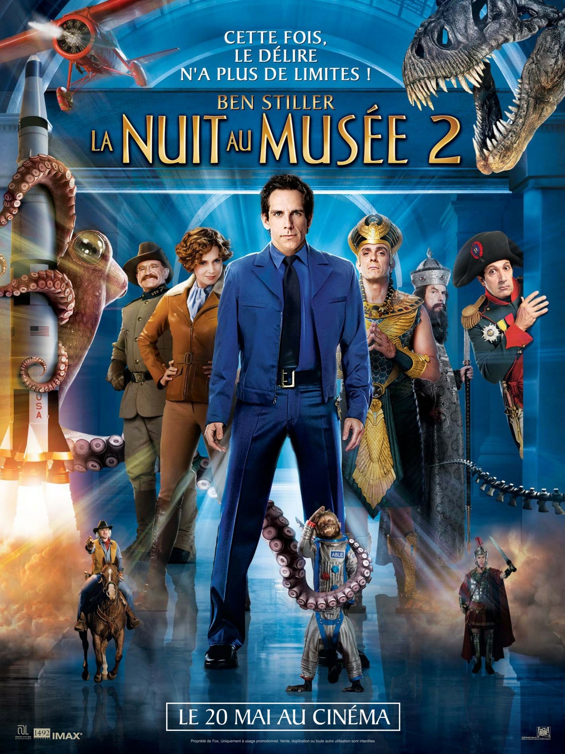 Extra Large Movie Poster Image for Night at the Museum: Battle of the Smithsonian (#2 of 2)