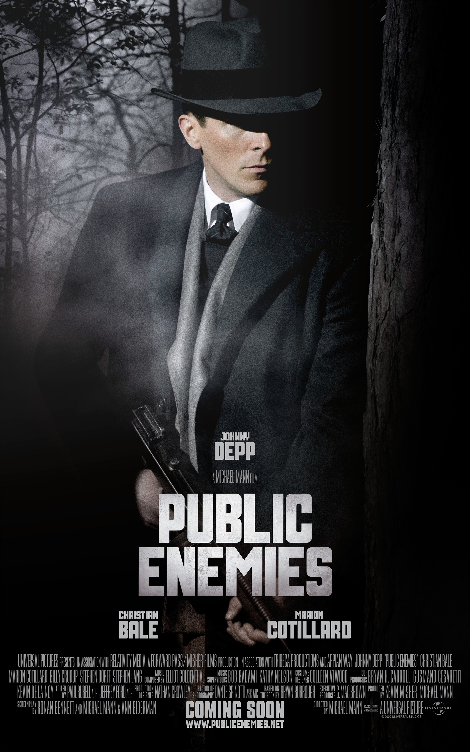 Mega Sized Movie Poster Image for Public Enemies (#2 of 5)