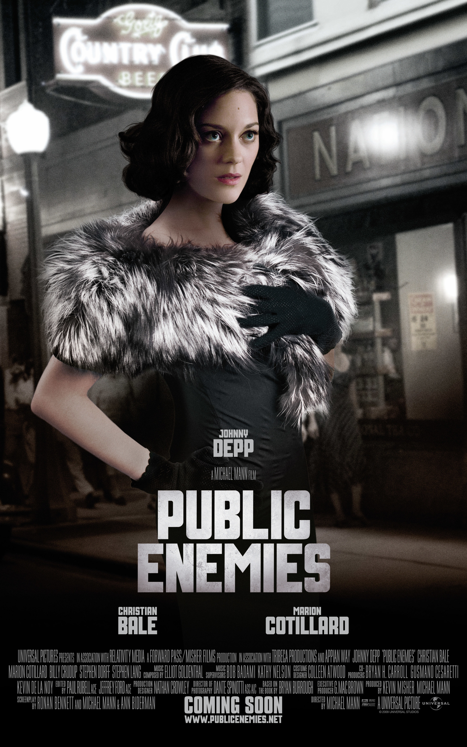 Mega Sized Movie Poster Image for Public Enemies (#3 of 5)