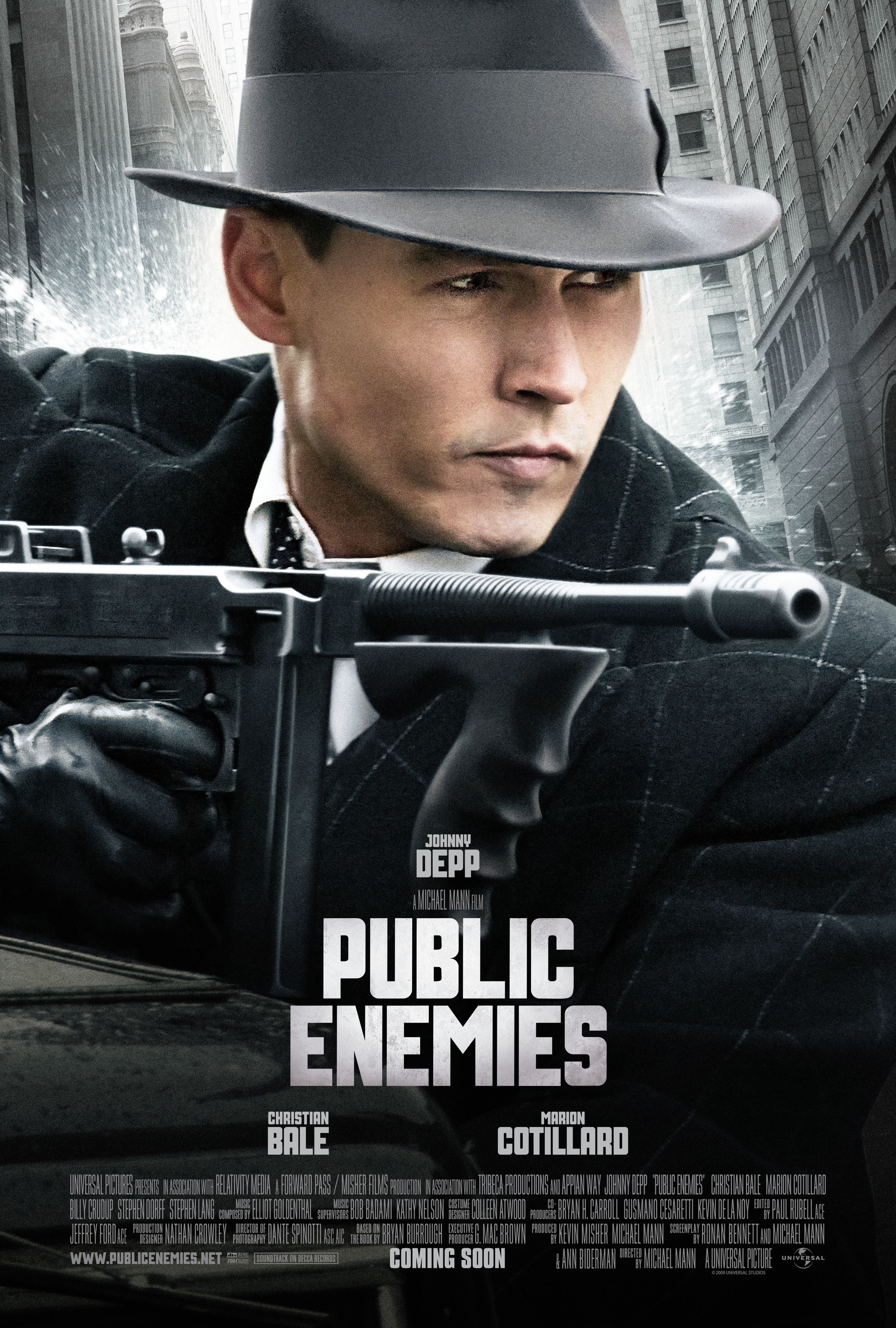 Mega Sized Movie Poster Image for Public Enemies (#4 of 5)