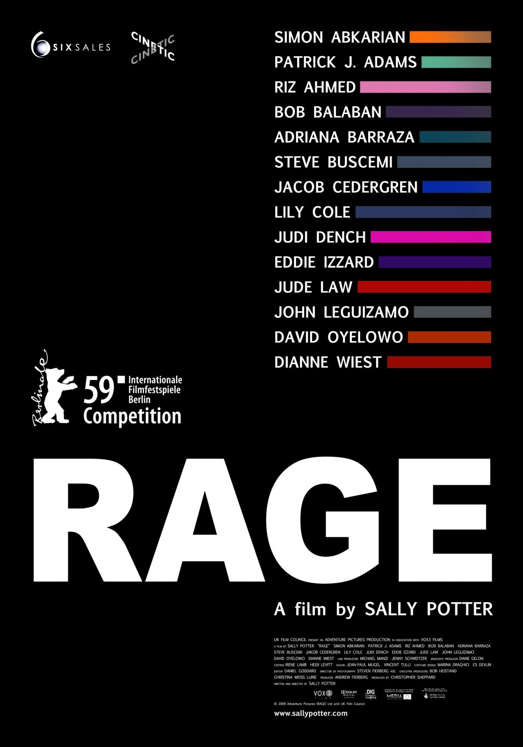 Extra Large Movie Poster Image for Rage (#2 of 2)