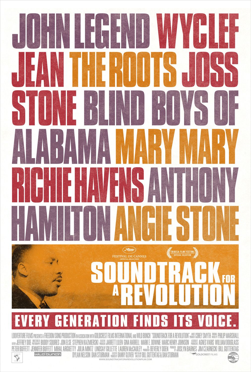 Extra Large Movie Poster Image for Soundtrack for a Revolution 
