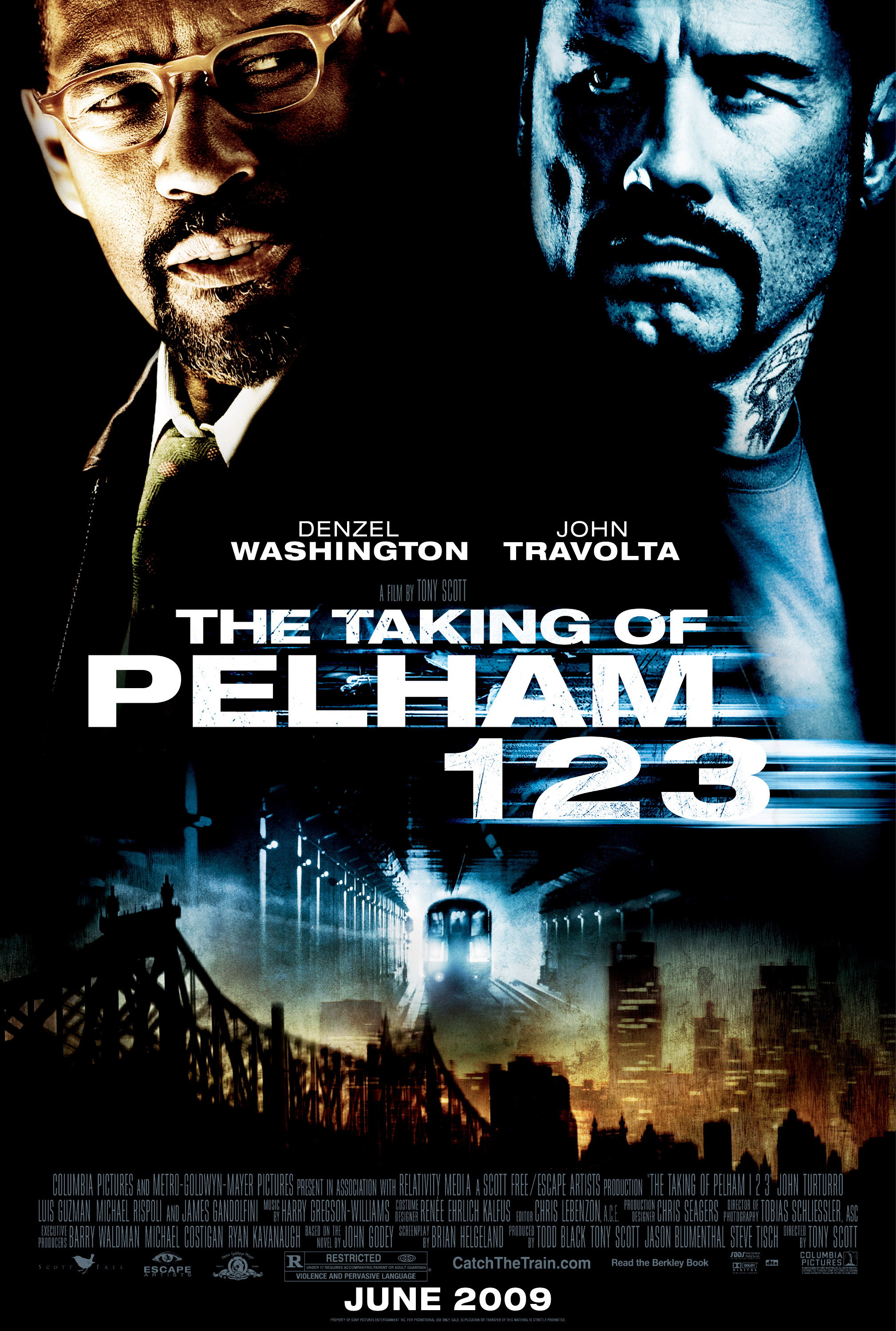 Mega Sized Movie Poster Image for The Taking of Pelham 123 (#1 of 7)