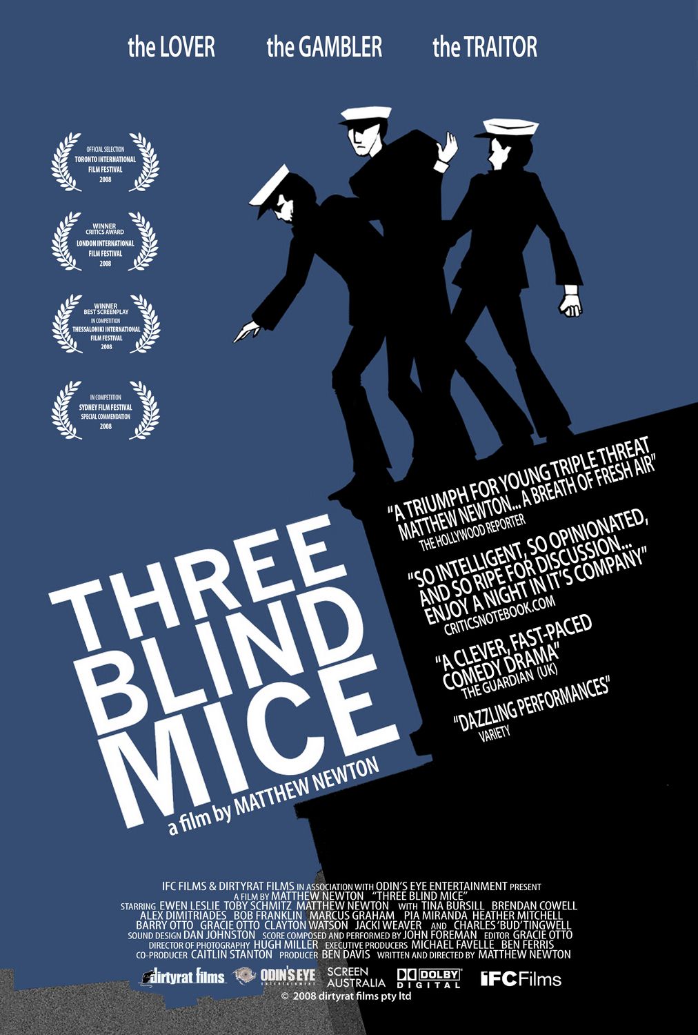 Extra Large Movie Poster Image for Three Blind Mice 