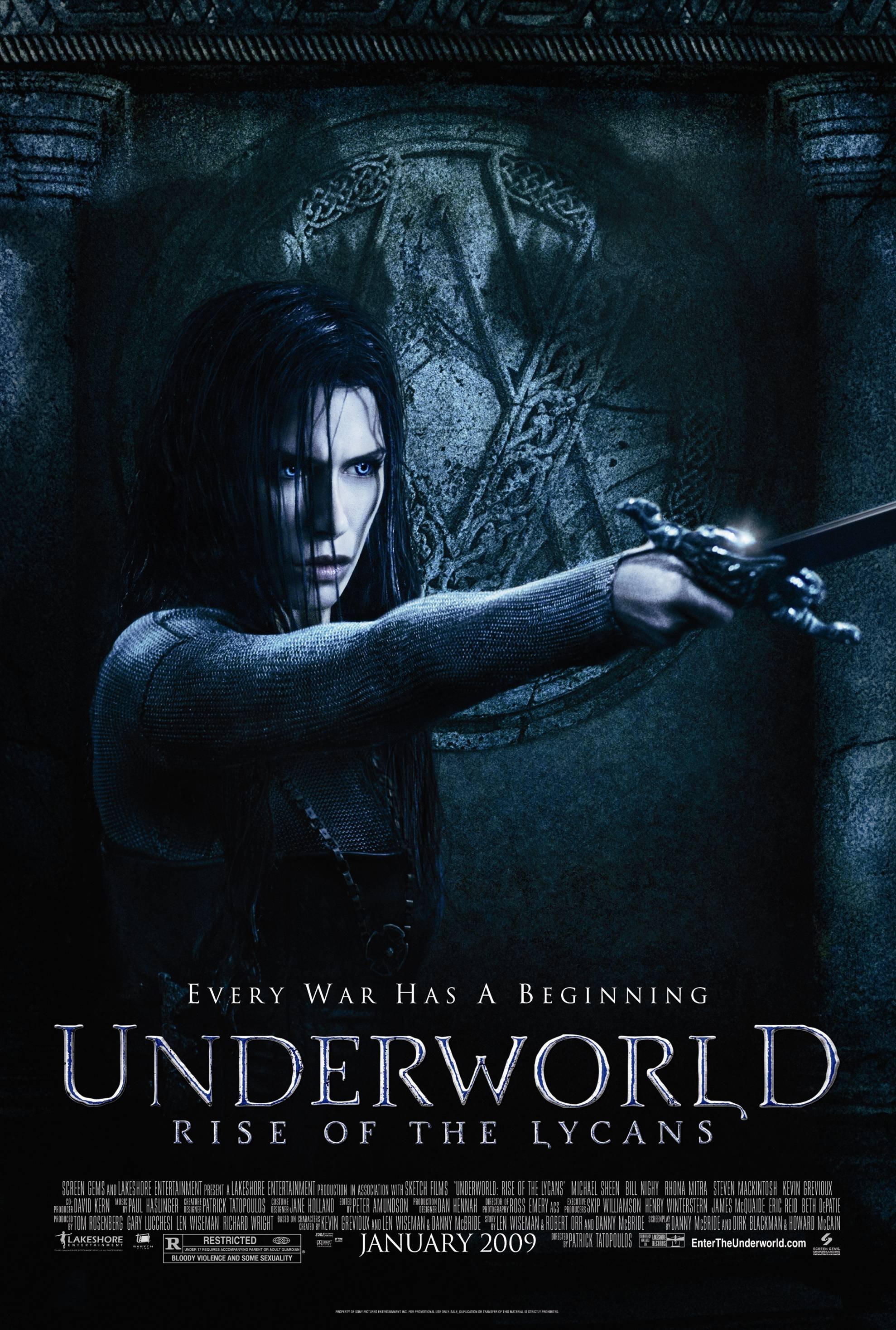 Mega Sized Movie Poster Image for Underworld: Rise of the Lycans (#2 of 6)