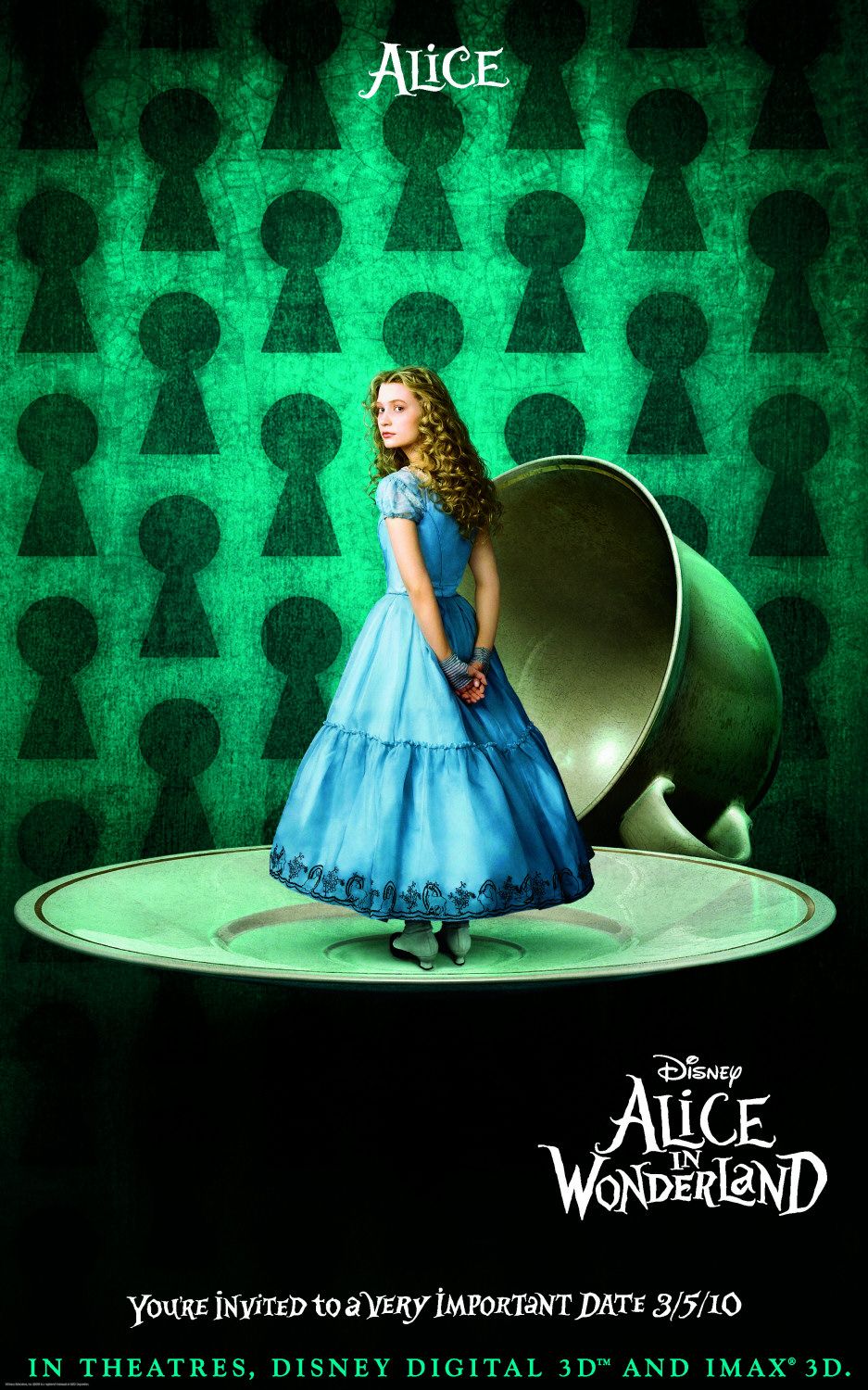 Alice in Wonderland Movie Poster (#2 of 10) - IMP Awards