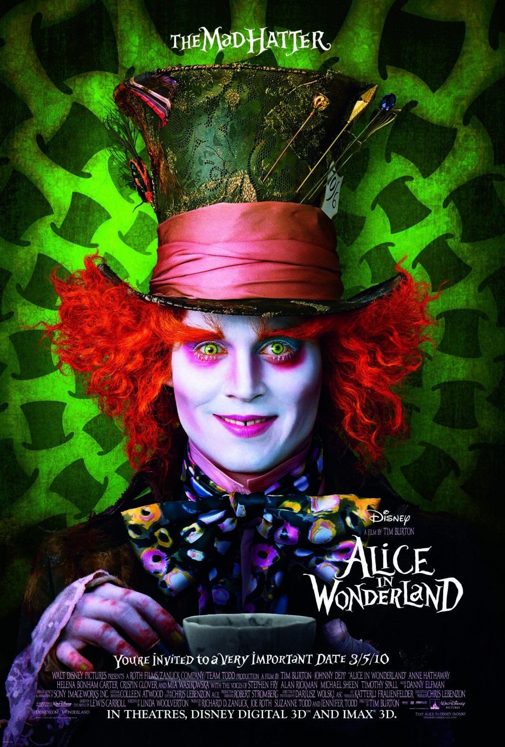 Extra Large Movie Poster Image for Alice in Wonderland (#1 of 10)