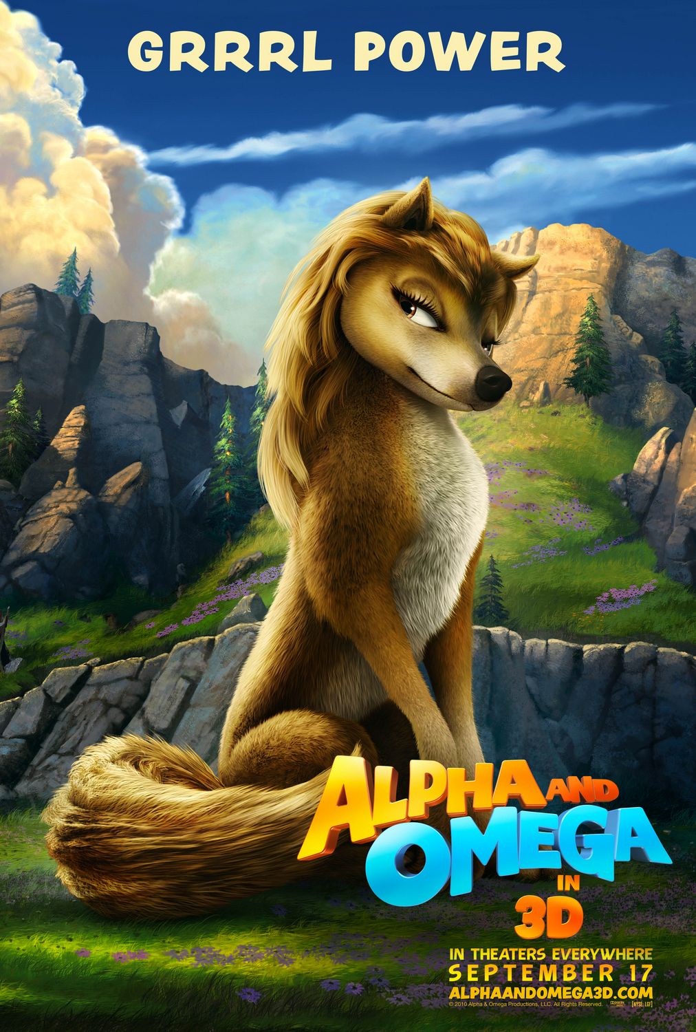 Extra Large Movie Poster Image for Alpha and Omega (#2 of 7)