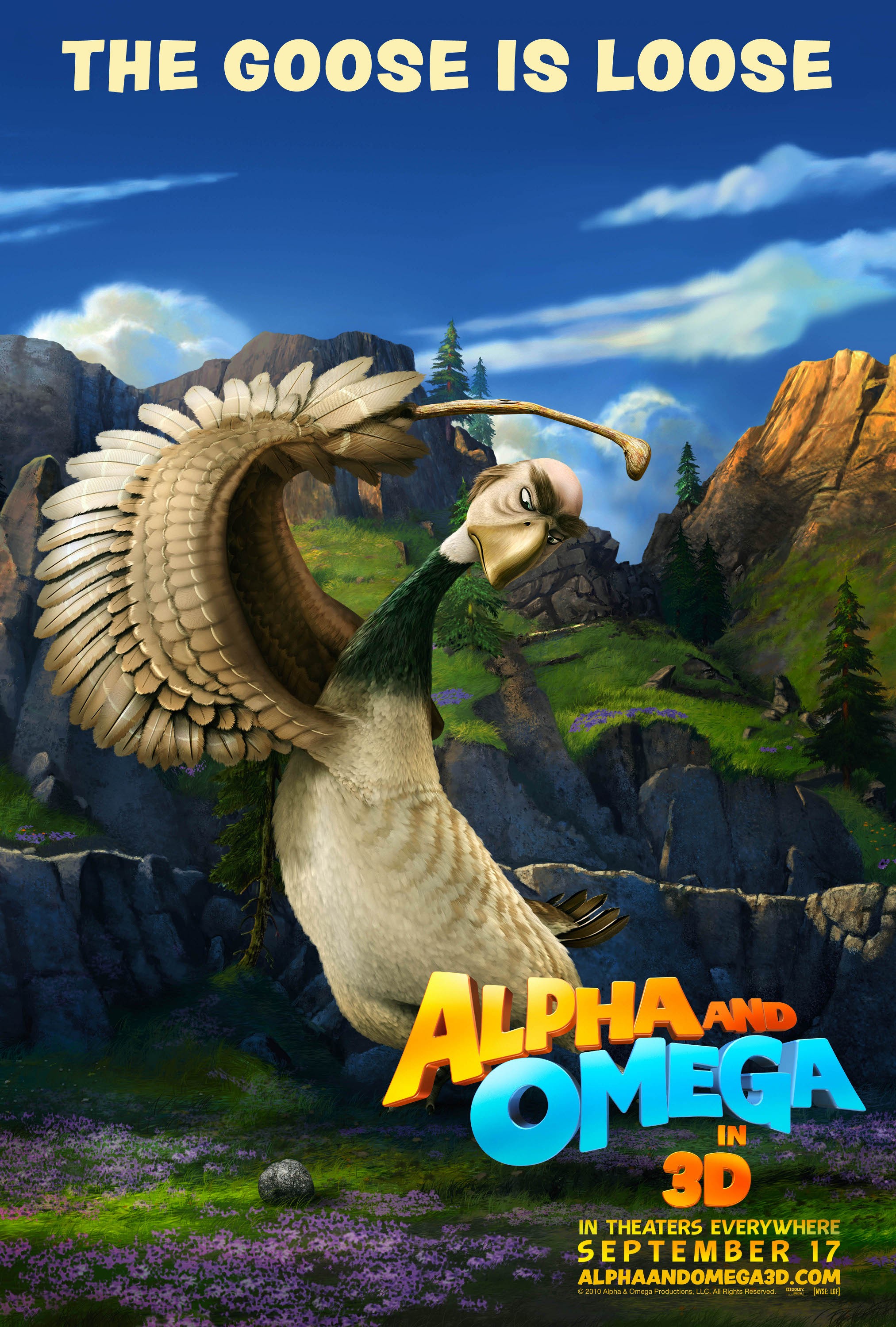 Mega Sized Movie Poster Image for Alpha and Omega (#3 of 7)