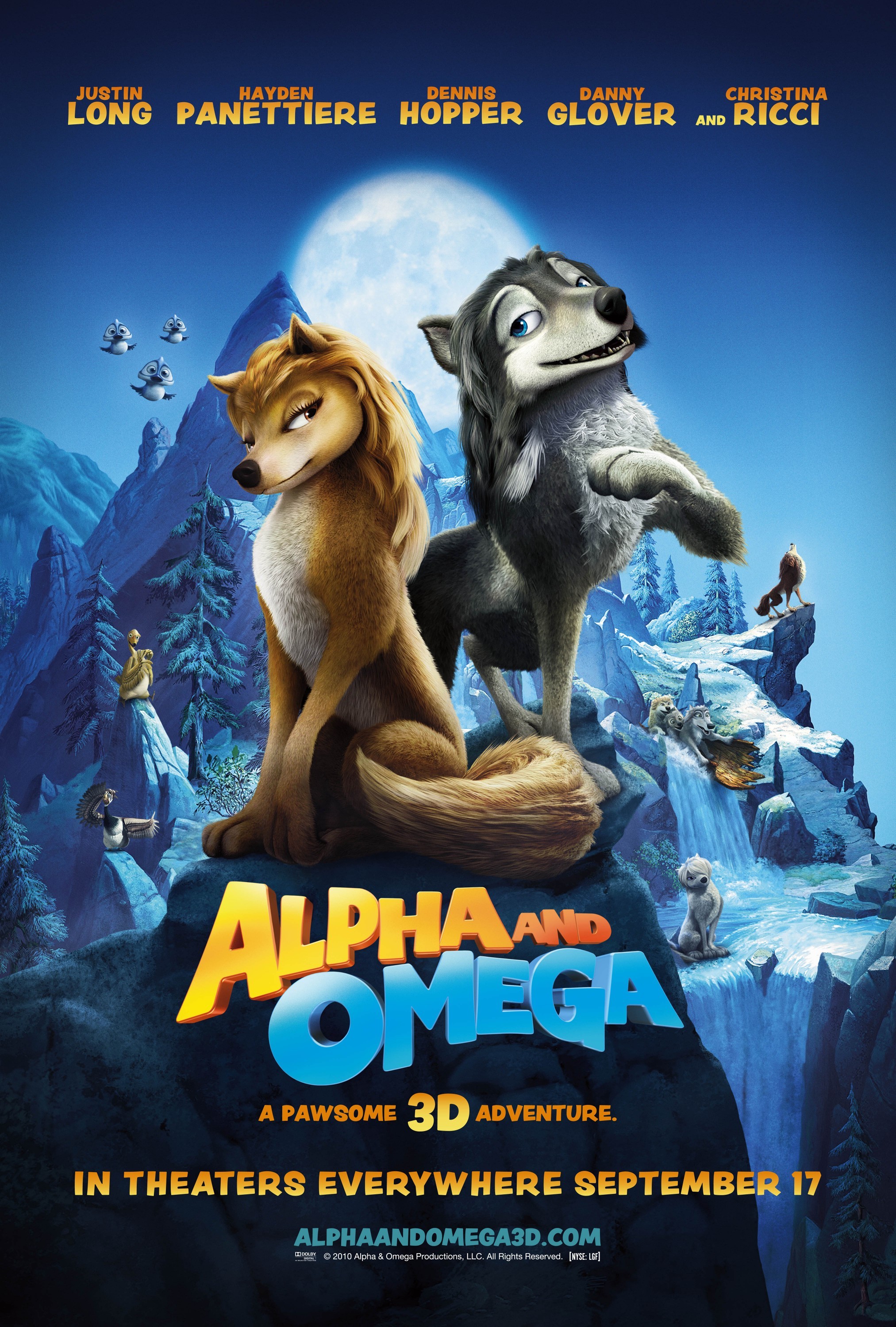 Mega Sized Movie Poster Image for Alpha and Omega (#5 of 7)