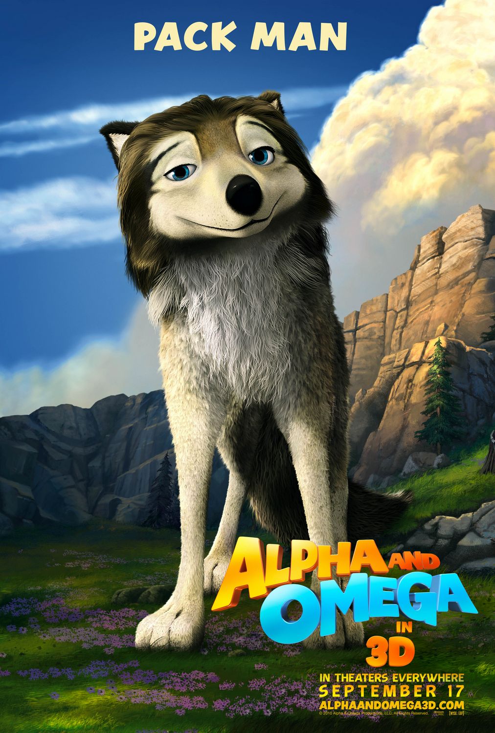 Extra Large Movie Poster Image for Alpha and Omega (#1 of 7)