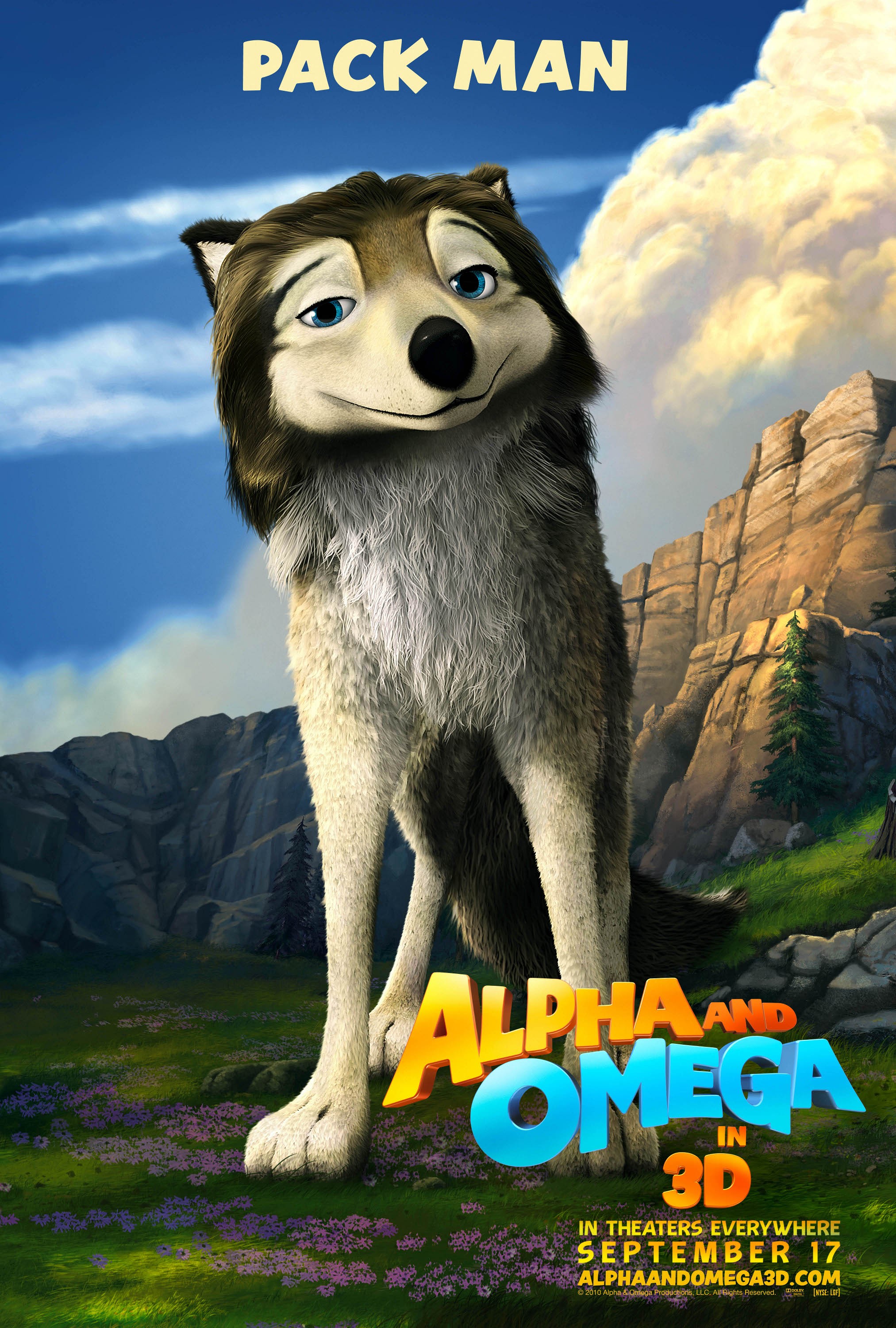 Mega Sized Movie Poster Image for Alpha and Omega (#1 of 7)