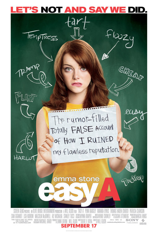 Easy A Poster - Click to View Extra Large Image