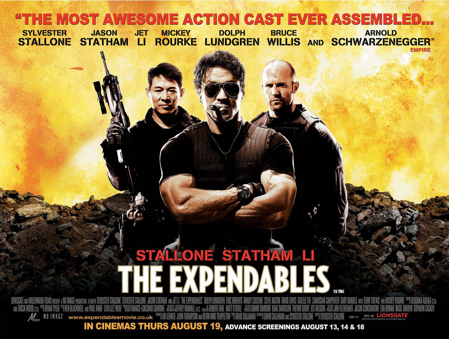 Extra Large Movie Poster Image for The Expendables (#6 of 22)